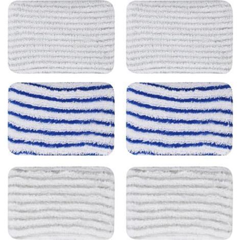 Pièces Lingettes ZR850002 pour Rowenta Clean & Steam ZR850002 ZR005801 ZR005804 Tampons Lavable en Microfibre pour Rowenta RY7xxx RY8xxx (1/4)