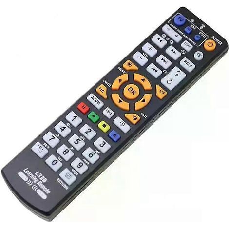 Télécommande universelle intelligente infrarouge avec fonction d'apprentissage pour TV. câble. lecteur DVD et satellite (L336)