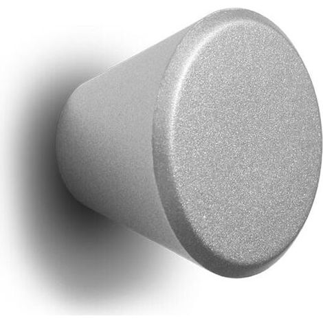 Pomolo a cono effetto alluminio 24x22mm - 023C Cono