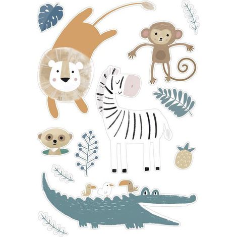 Autocollants pour fenêtres safari