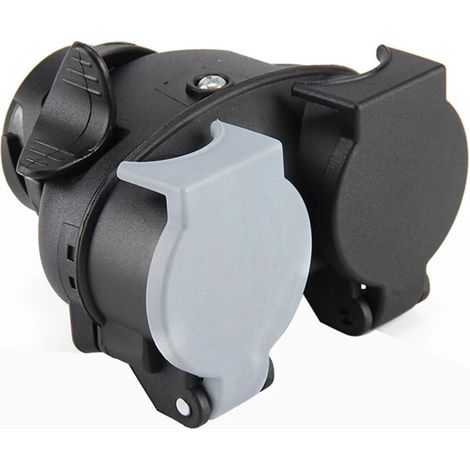 Adaptateur De Barre De Remorquage 13 Broches (Voiture) vers Prise Double De Type N&S À 7 Broches (remorque/Caravane) Adaptateur De Barre De Remorquage (1/5)