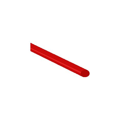 Gaine thermorétractable 120° 03/1,5 rouge