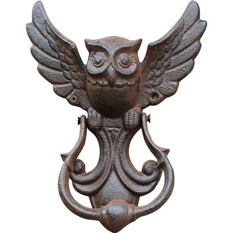 Cast Iron Door Knocker - Vintage Style - Owl - Decoration for your Garden, Wooden House, Farmhouse (1/5)