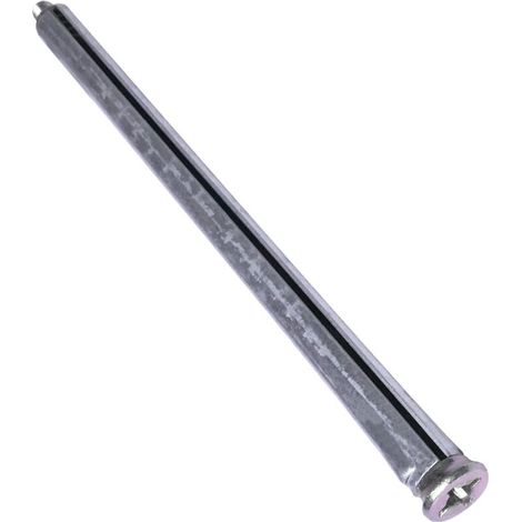 Lot de 10 Chevilles en métal à expansion Ø10x152 mm + 10 vis M6x167 mm à empreinte PZ 3 - en acier - pour cadre de fenêtre/béton/brique pleine (1/3)