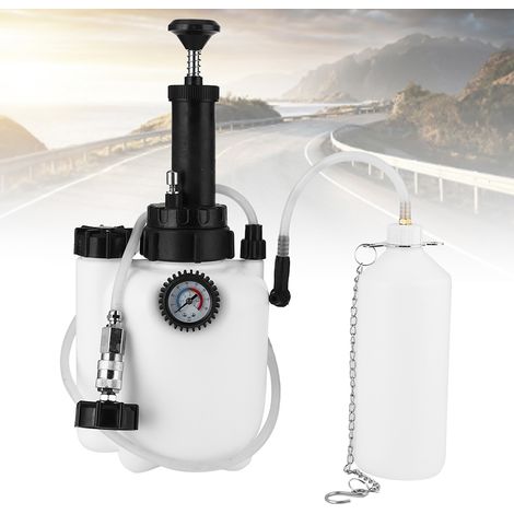 3-Liter-Brems- und Kupplungsflüssigkeits-Entlüftungswerkzeug-Set, pneumatisches Bremsenentlüftungswerkzeug, Entlüftungssystem (1/5)