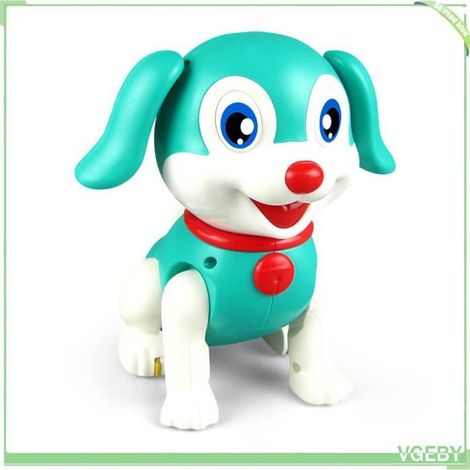 Fafeicy Jouet électronique pour chiot Jouet Robot électronique Interactif pour Chien Qui Marche pour Animaux de jeux talkie-walkie (1/5)