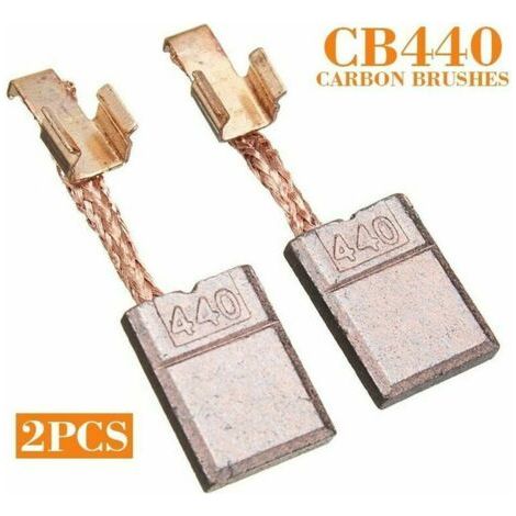 BUNTHAUS Balais de charbon pour moteur Makita CB-440 Compatibles avec 18 DHP456, DDF456, BDF452, DTD14