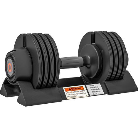 Manubrio regolabile, pesi 3,5 kg, 6 kg, 8 kg, 10 kg, con piattaforma e impugnatura antiscivolo, attrezzo fitness per casa, nero