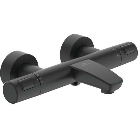 Ideal Standard CeraTherm - Badewannen Thermostat-Armatur, schwarz A7544XG