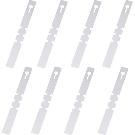 100 étiquettes en plastique pour plantes, étiquettes suspendues enroulées (1/5)