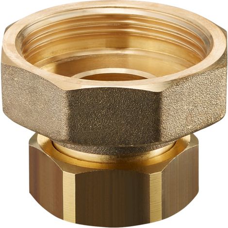Oventrop Pumpenanschlussstutzen für Kesselverrohrung, G 1 1/2" Innengewinde x G 1” Überwurfmutter (1/2)