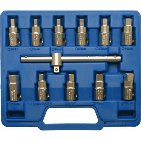 BGS  Llave  universal  para  servicio  de  aceite,  juego  de  12  piezas  -  1017