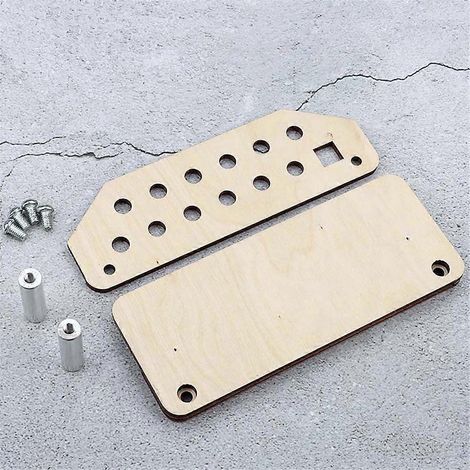 Étagère de rangement multi-trous pour sculptures, étagère en bois --- (1/5)