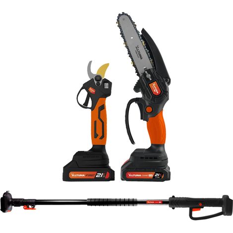 KIT POTATORE CON FORBICI A BATTERIA 'AFKIT' set 2 pezzi  - ALTUNA