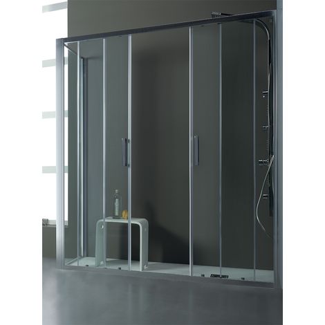 Box doccia FPSC57 con due ante scorrevoli in cristallo 6 mm.