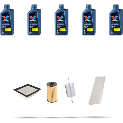 Kit tagliando 4 FILTRI e 5L OLIO compatibile con Opel Signum 1.8 16v 90kw Dal 2003 (1/5)