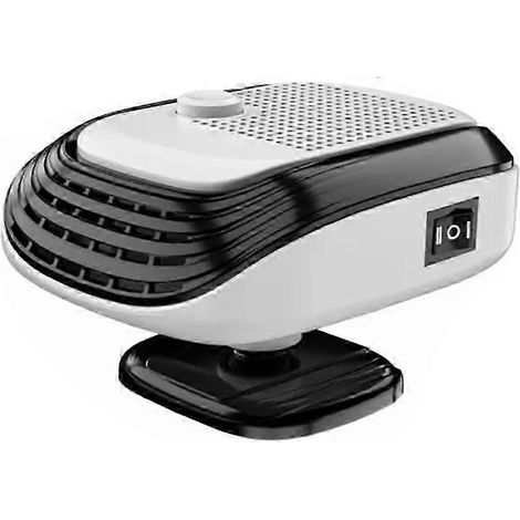 Chauffage de voiture 12V/24V, dégivreur de pare-brise 2 en 1, 150W, ventilateurs de chauffage et de refroidissement rapides, désembueur de voiture, prise allume-cigare (1/4)
