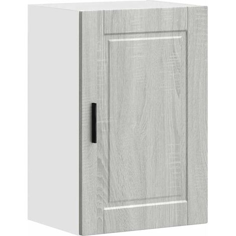 vidaXL Pensile da Cucina Porto Grigio Sonoma in Legno Multistrato (1/5)