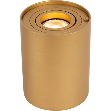 Lampe de table Tube moderne dorée GU10 LED 5W Lucide (1/3)