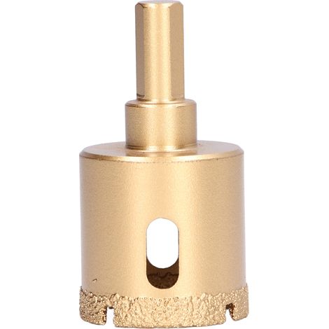 Mèche diamantée couronne brasée 35mm pour carrelage verre granit marbre porcelaine (1/5)