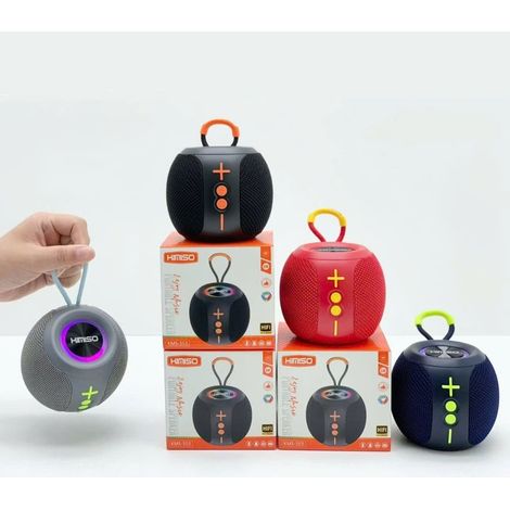 TRADE SHOP - Cassa Altoparlante Bluetooth Wireless Tws Portatile Led Rgb Hifi 5w Usb Maniglia Kms-353 - (1/5)