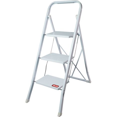 Sgabello scaletta in acciaio 2 gradini 1500174 1500143 VALEX