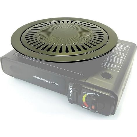 Plaque de cuisson et grille barbecue multifonction, accessoire pour grill gaz et camping extérieur (1/3)