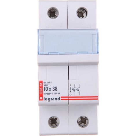 Interruttore fusibile cilindrico 2P 10x38mm RB328 005828