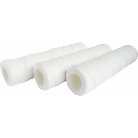 Spiralfilterpatrone – 25 Mikron – Für Umkehrosmoseanlagen – 10 Zoll × 2,5 Zoll – 3er-Pack (1/5)