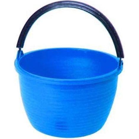 CESTA BLU SECCHIO AGRICOLO TONDO CON MANICO DA 16 LT PER ALIMENTI RACCOLTA 93514