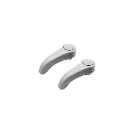 - Maniglia di regolazione del sedile - Accessorio per interni auto - Ricambio per Renault Clio 2 e Twingo 1 - Grigio - Compatibile dal 1998 al 2008 (1/5)