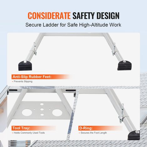 Stabilisateur d'Échelle de Toit en Acier Carbone avec Accessoires (1/5)