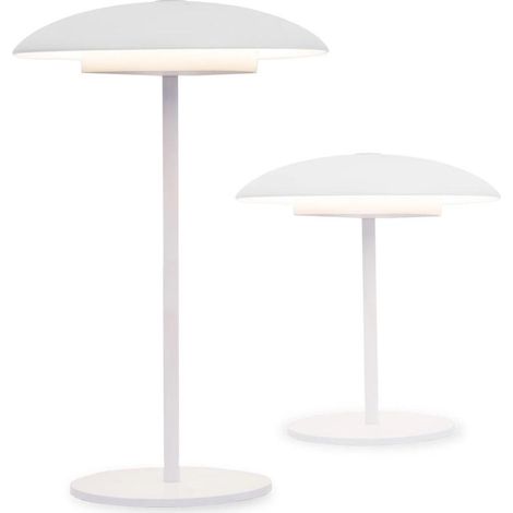 Lámpara de mesa SARDINIA 30 cm con batería recargable. Luz LED cálida. Fabricada en España (1/2)