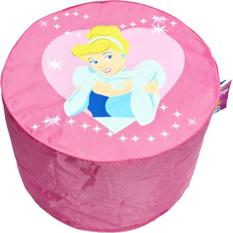 Pouf rose Princesse Disney ø 45 cm (1/4)