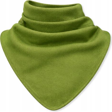 Sciarpa a collo alto per bambini, 100% cotone, 1-3 anni, primavera/autunno, verde oliva. (1/5)
