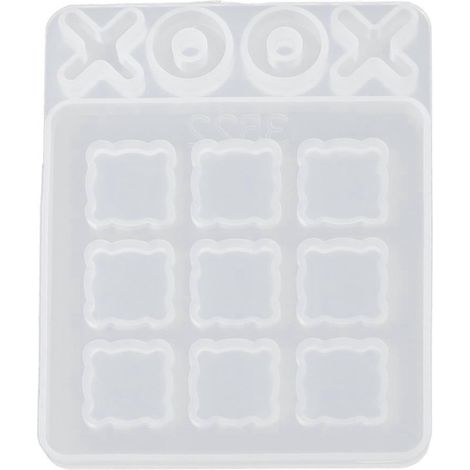 Harzform Tisch Klassische Strategie XO Brettspiele Epoxidharz Gießen Silikonformen