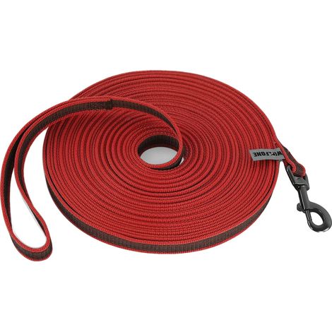 Correa para perros, material de fibra personalizable, opciones de longitud versátiles, 3M, LS Rojo (1/2)