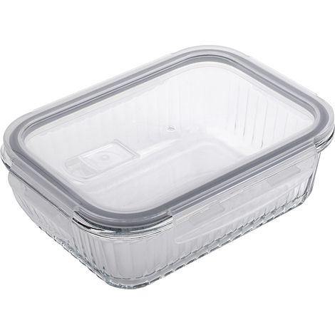 Contenitore rettangolare in vetro Mariet per alimenti, 1500 ml (1/4)