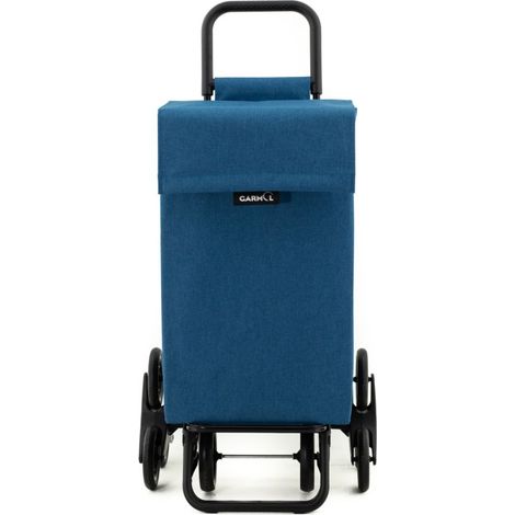 Carro compra 6+2 ruedas 55lt b/trasero az garmol