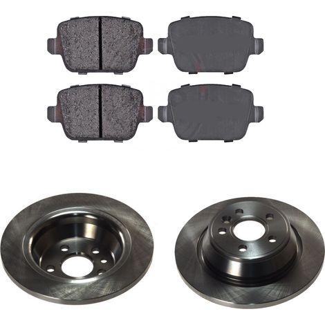 KIT FRENI POSTERIORI compatibile con FORD GALAXY (WA6) - DISCHI + PASTIGLIE OEM: FDB1917, FDB1918 / 17742 /SOSTITUZIONE DIRETTA/BASSA POLVERE/SILENZIOSO (1/5)
