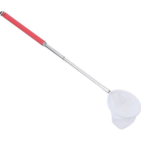 Épuisette rétractable pour aquarium en alliage, 20-57 cm, maille 3D sécurisée pour crevettes et petits poissons