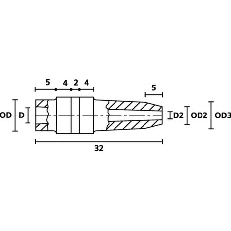 HellermannTyton H126 PVC BK 1000 Schnurschutzformtülle Klemm-Ø (max.) 5 mm PVC Schwarz 1 St. (1/2)