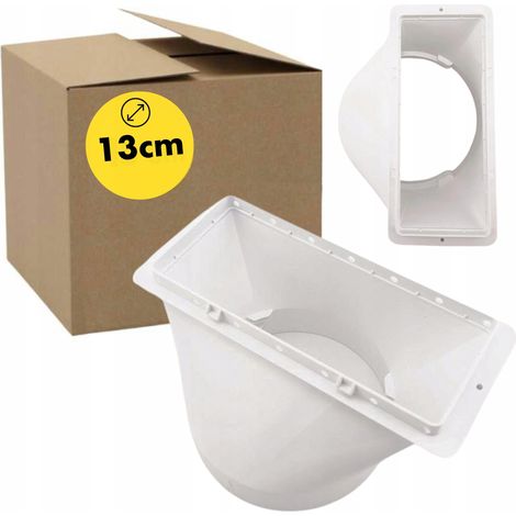 Adaptador para tubo de aire acondicionado portátil - diámetro 13 cm, extremo rectangular (1/5)