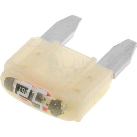 Mini Fusible 25A 12VDC 10.9mm MINI avec LED x10