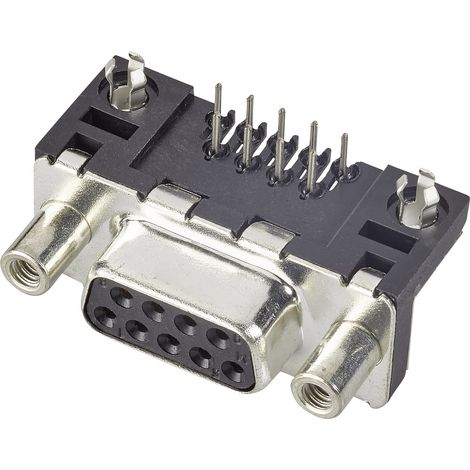 FCI D-SUB D25S13A4GV00LF Embase SUB-D femelle 90 ° Nombre de pôles: 25 pour circuits imprimés 1 pc(s