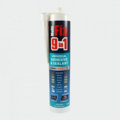 TIMCO 9 In 1 Universal Adhesive & Sealant White - 290ml (1/2)