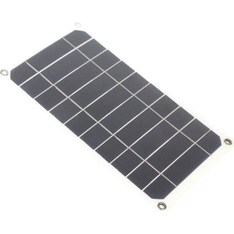 Chargeur Solaire - 10 W - USB - Étanche IP64 - Pour Extérieur - 1 Pièce (1/4)
