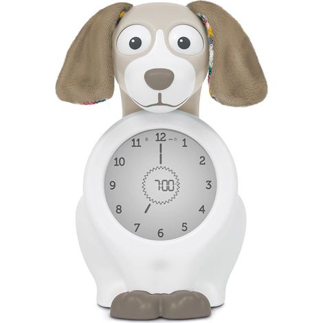 Orologio Cagnolino Multifunzione 11x20x13 cm con Sveglia Bianco/Beige (1/4)