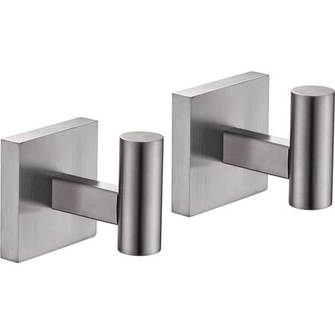 Porte-manteau et porte-serviettes de salle de bain, lot de 2