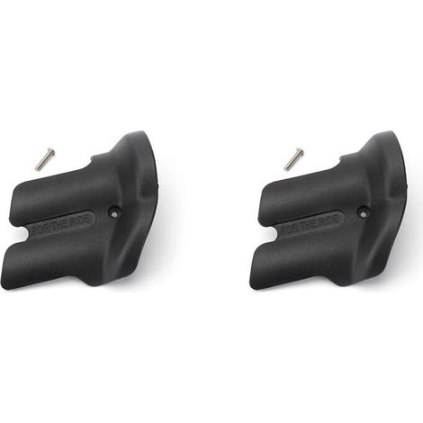 Due accessori di protezione termica per il tubo di scarico curvo della moto Scrambler SCRAMBLER 1200